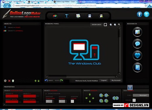 Công cụ thiết kế logo trực tuyến miễn phí
